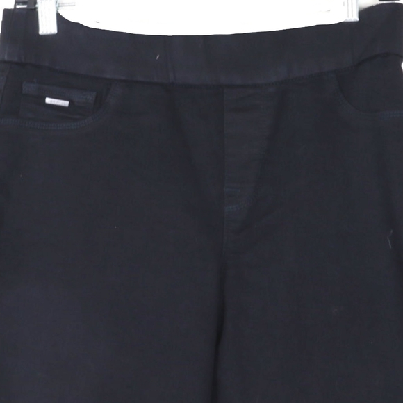 NWT Nine West Heidi Blk Pull On Stretch Crop Pants - Picture 4 of 6